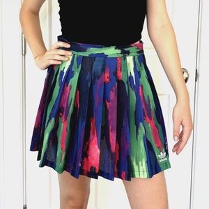 ADIDAS x Pharrell Williams Rainbow Camo Ladies Tennis Skirt